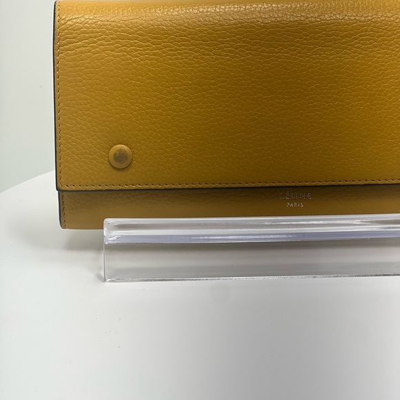 Authentic Celine Yellow Long Wallet - Picture 3 of 9
